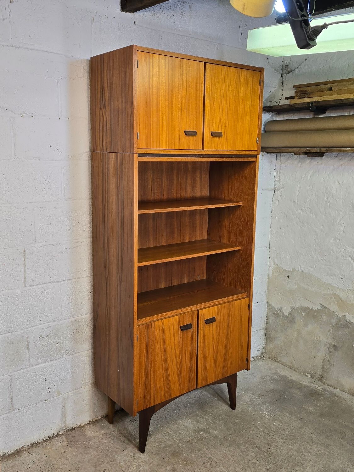 1970s Scandinavian style cupboard library