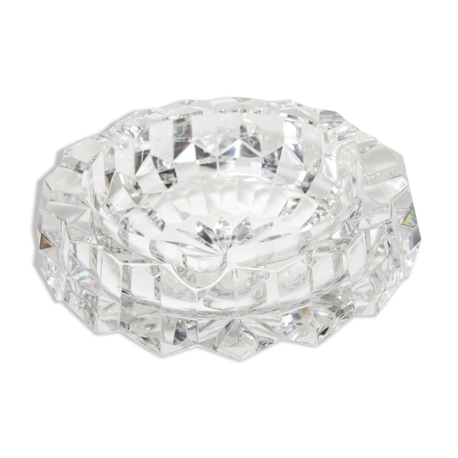 Cendrier cristal années 50