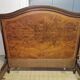 François Linke (1855-1943), marquetry veneered wooden bed in Louis XVI style
