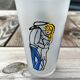 Verre vintage signé Cabu