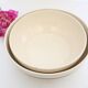 pair of salad bowls, French earthenware, bistro