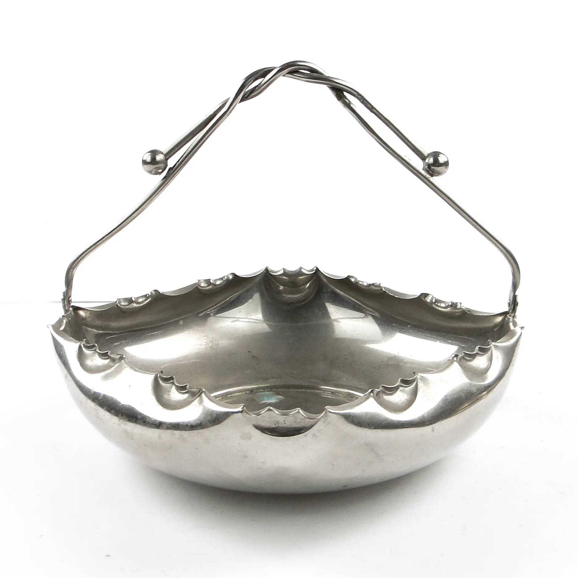Fruit basket, Art Nouveau, Kaiser, Germany, early 20th century