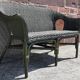 Salon de jardin complet en rotin. (Sofa, fauteuils x 2, table basse)