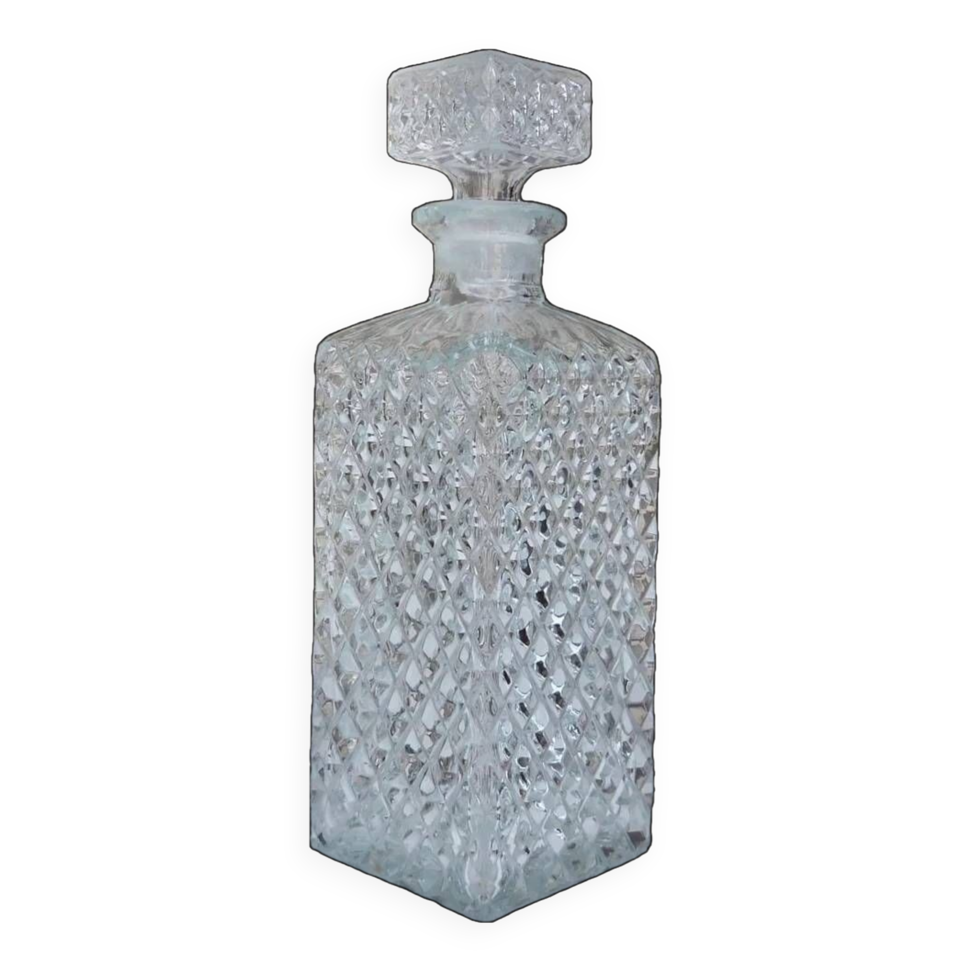 Glass whiskey decanter