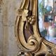 Louis XV period mirror in gilded wood and stucco, 18th century