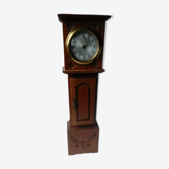 Meuble de maitrise pendule horloge en bois comtoise