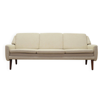 Cream sofa, Danish design, 1970s, production: Denmark