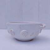 Malicorne earthenware bowl, Emile Tessier, vintage