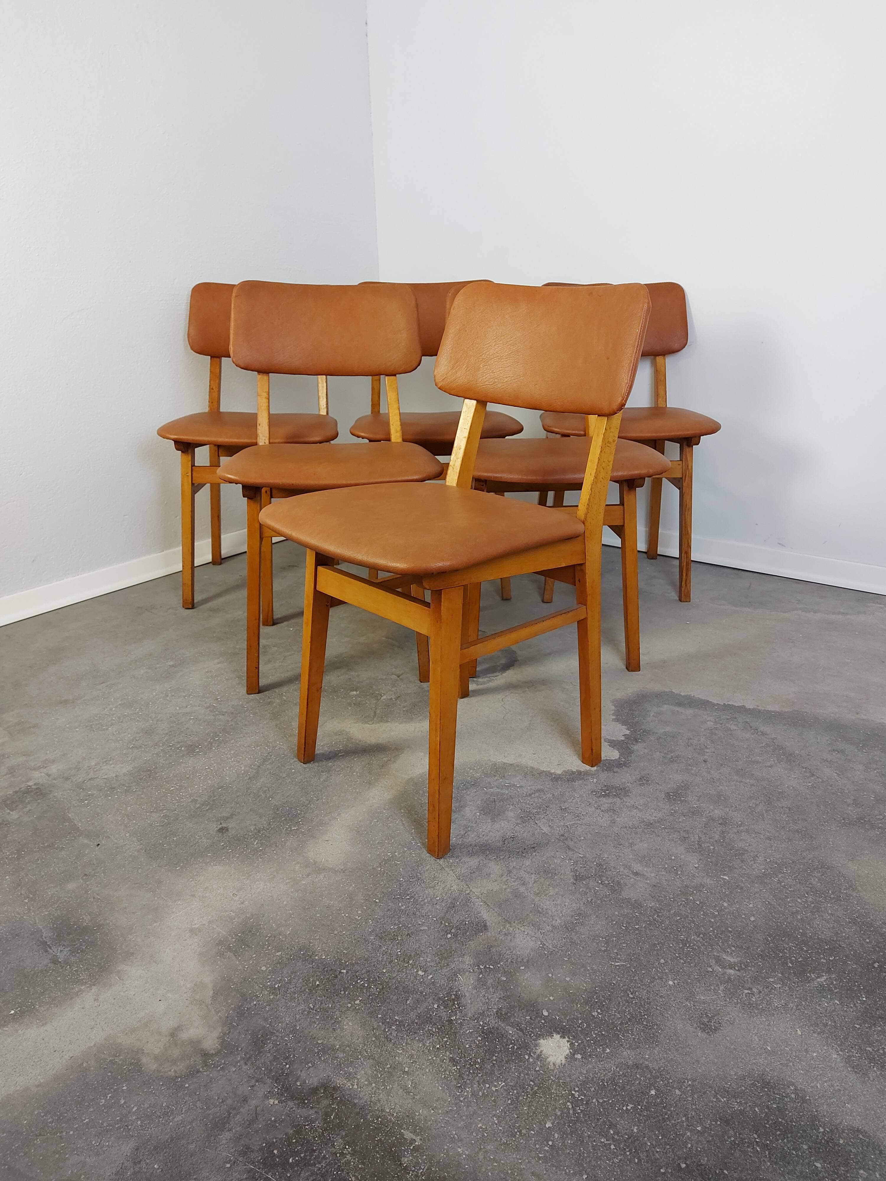 Dining Chair, 1970s, Set of 6