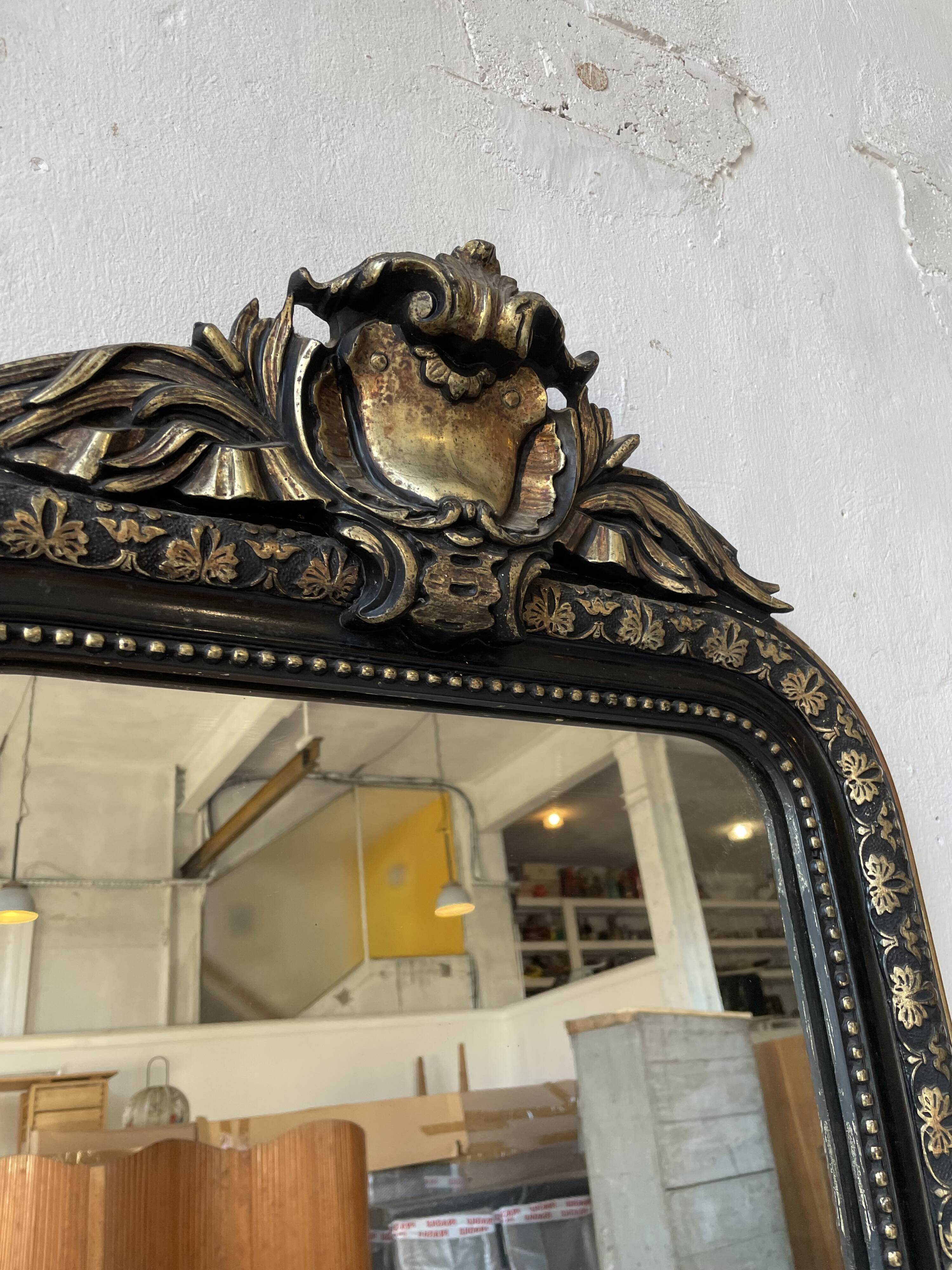 Louis Philippe XXL white mirror 2m