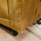 Fauteuil vintage velours design 60/70