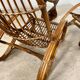 Set of 2 rattan lounge chairs armchairs Italian design from the 60s vintage rattan