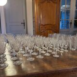 Set of 59 st louis style crystal glasses