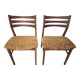 Paire de chaises danoises en teck éditées par Faldsled