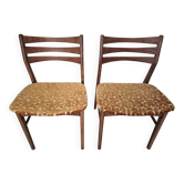 Pair of Danish teak chairs produced by Faldsled