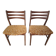 Paire de chaises danoises en teck éditées par Faldsled