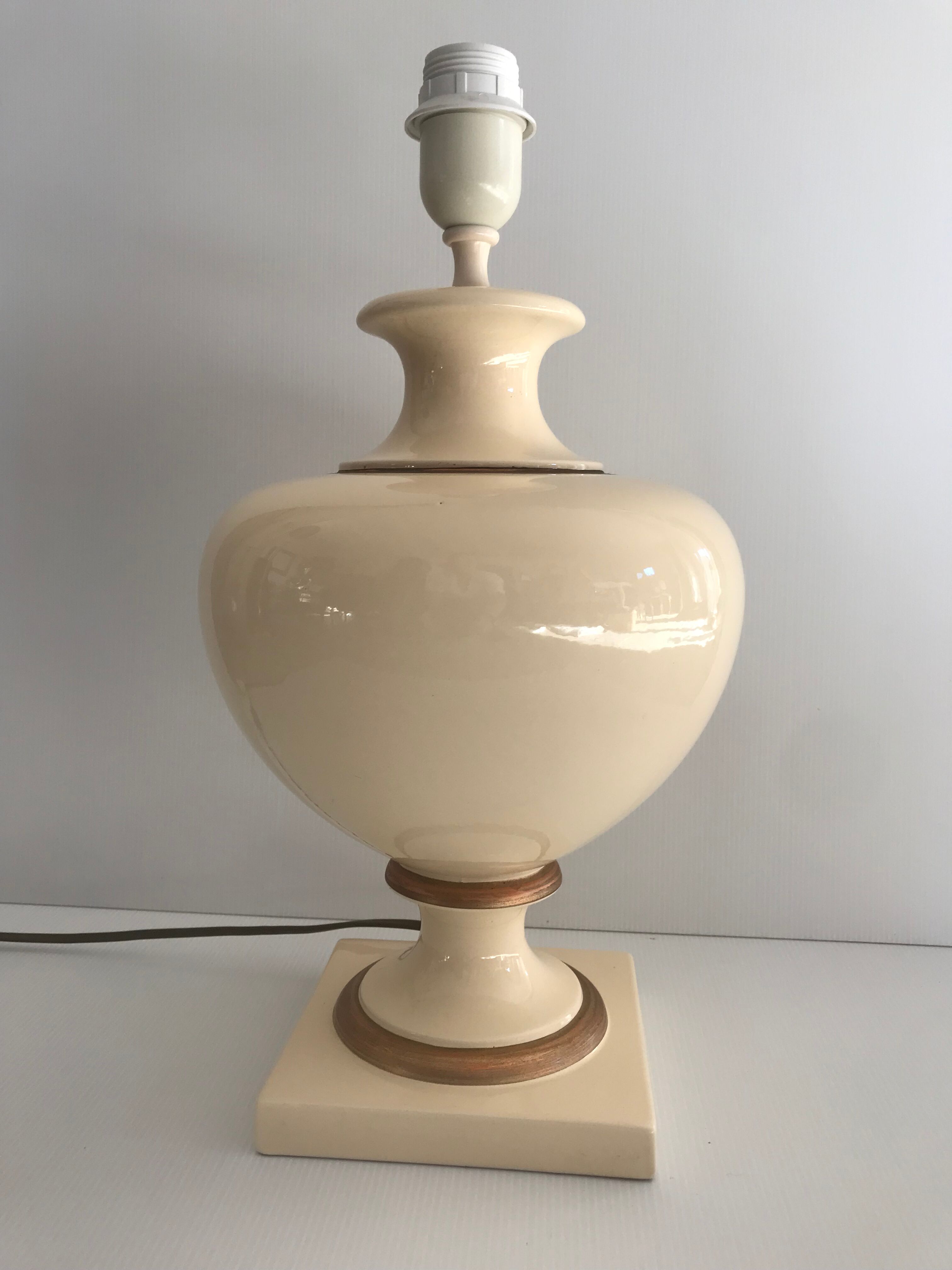 Vintage ceramic lamp base 41cm