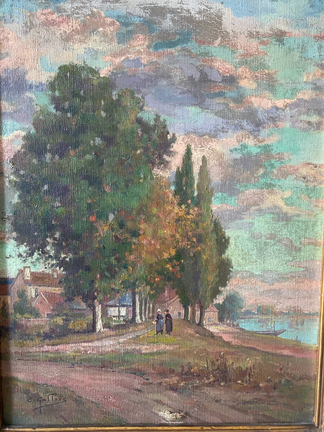 Breton landscape by Emile Galois