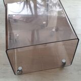 Rolling plexiglass coffee tables