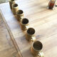 Lot 6 tasses grès