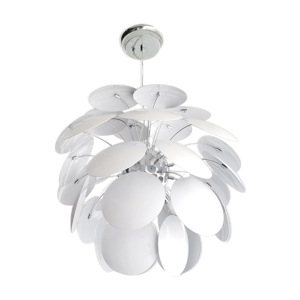 Lustre Spoutnik blanc moderne