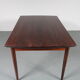 Extensive dining table in rosewood, manufactured in denmark, 1950s