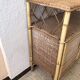 Buffet en rotin vintage