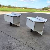 2 B&B Italia bedside tables / night stands