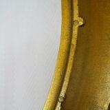 Oval frame in golden resin