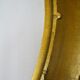 Oval frame in golden resin