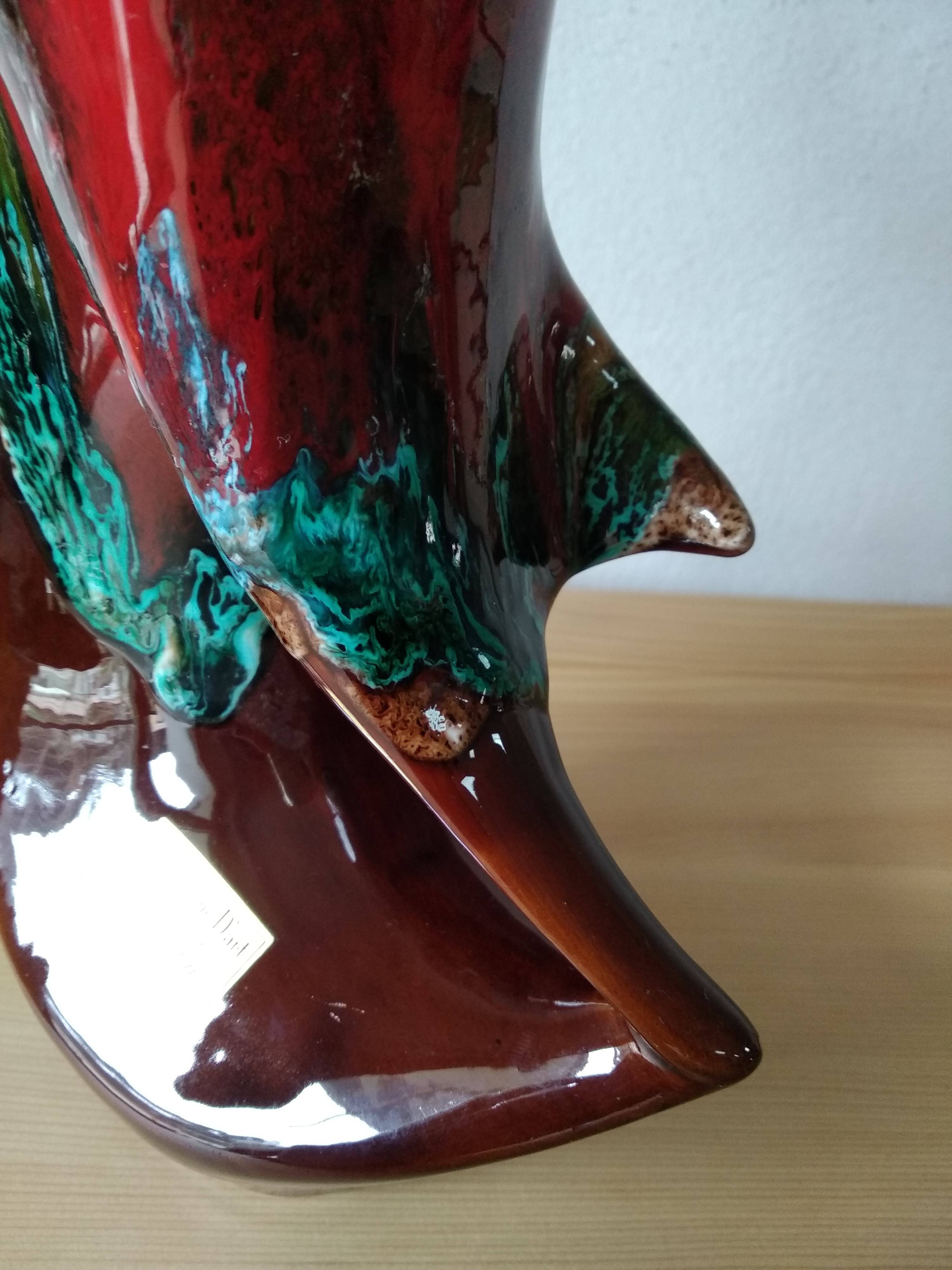 Vintage Vallauris ceramic vase