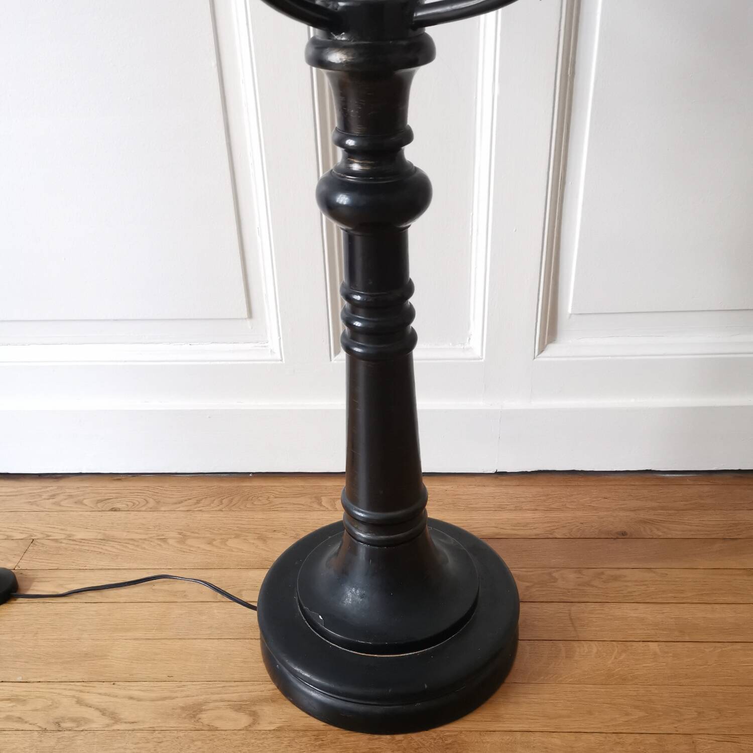 Lampadaire floral vintage design 1970