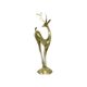 Large vintage brass deer statue sculpture art deco style christmas
