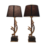 Pair of Deknudt lamps