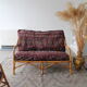 Canapé en bambou vintage années 90