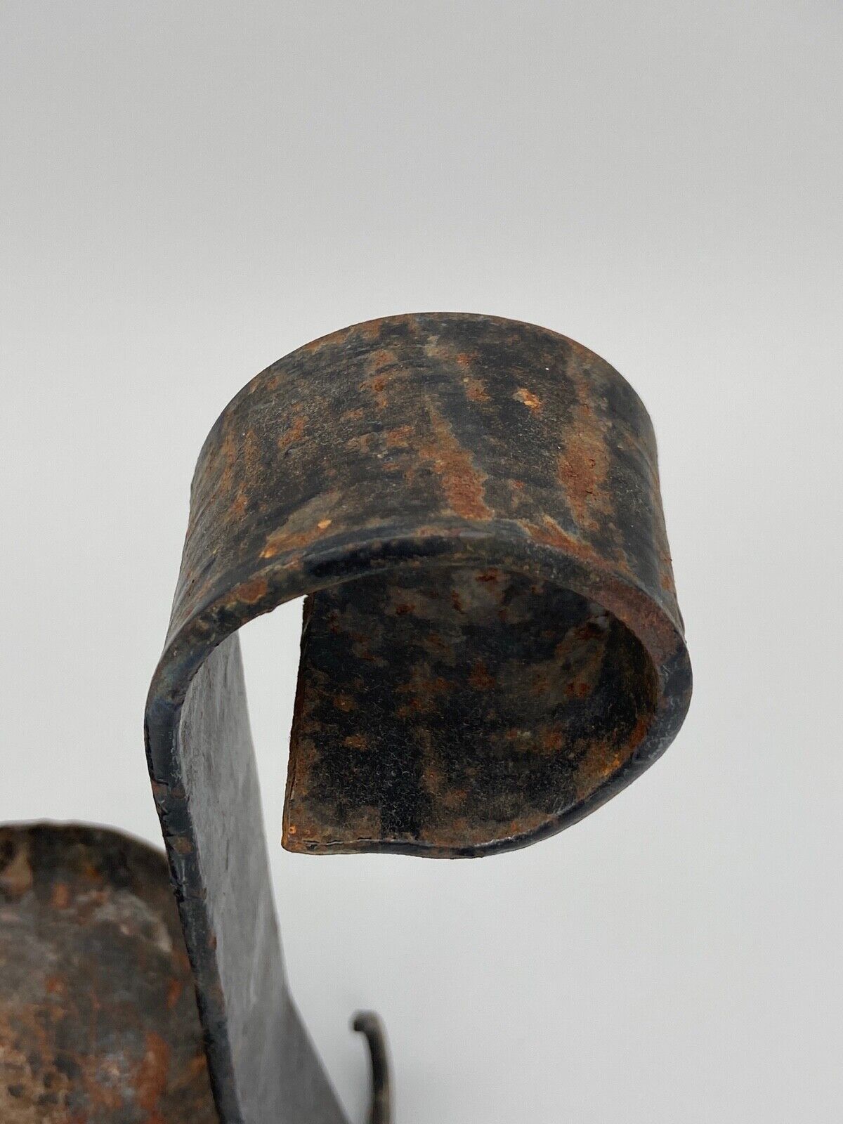 Candlestick brutalist ironwork 1970