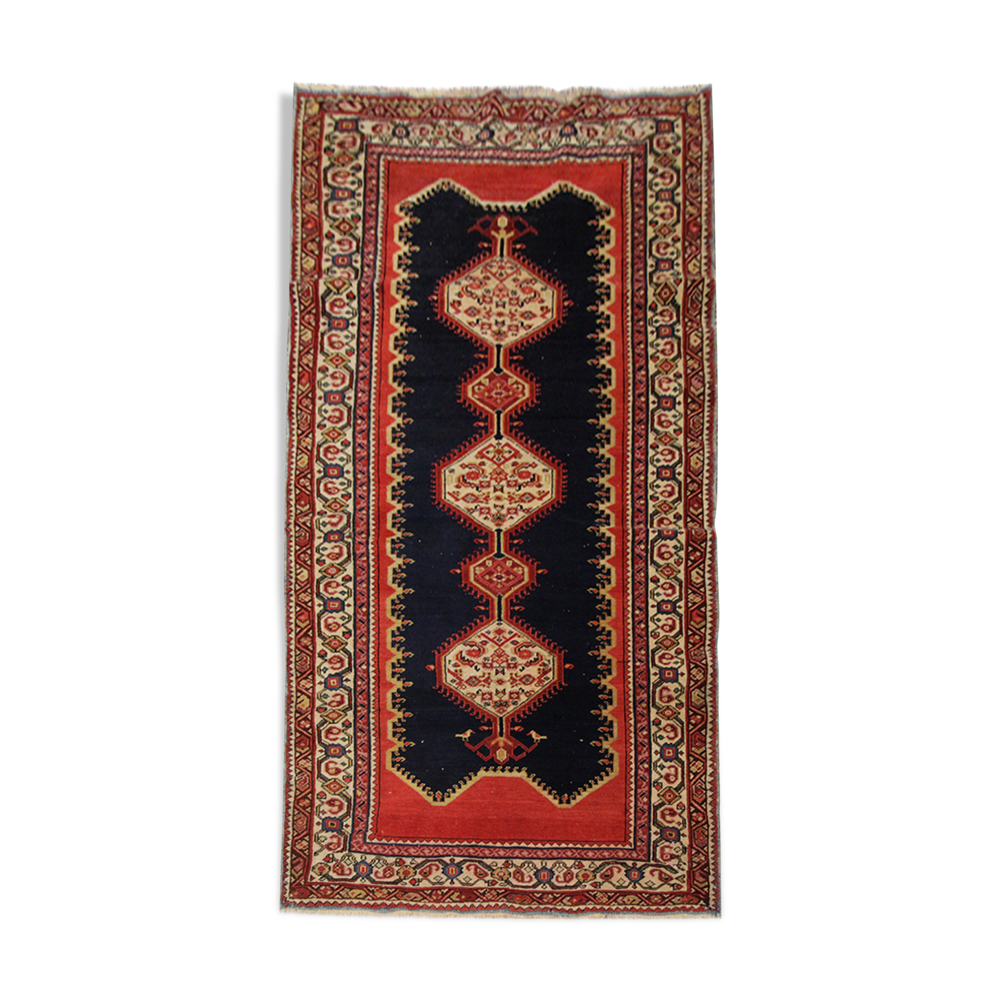 Antique Caucasian Karabagh Rug 116x220cm