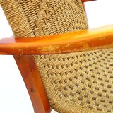 Chaises en corde vintage, 1970
