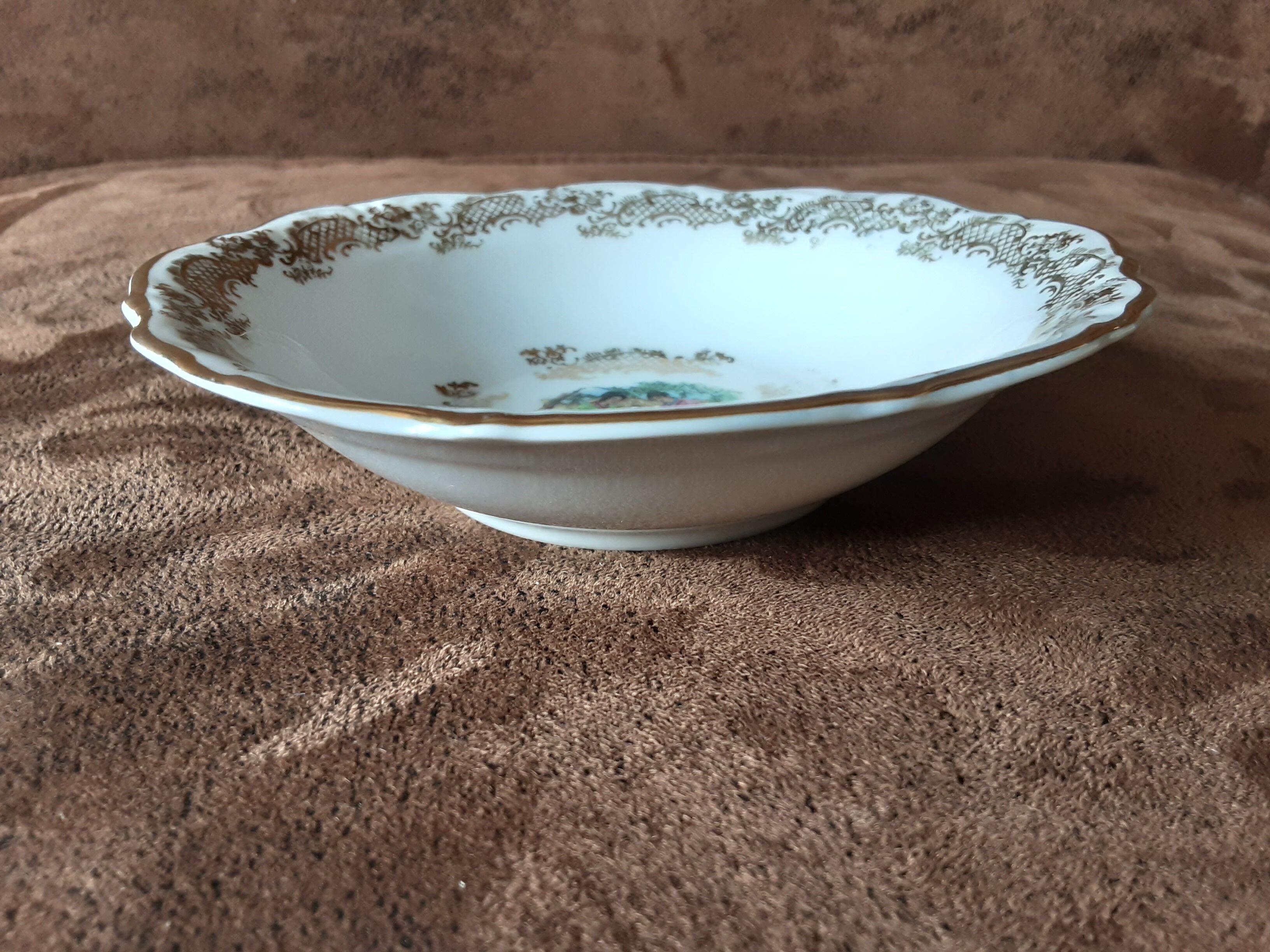 Lot de 6 coupelles  porcelaine de luxe