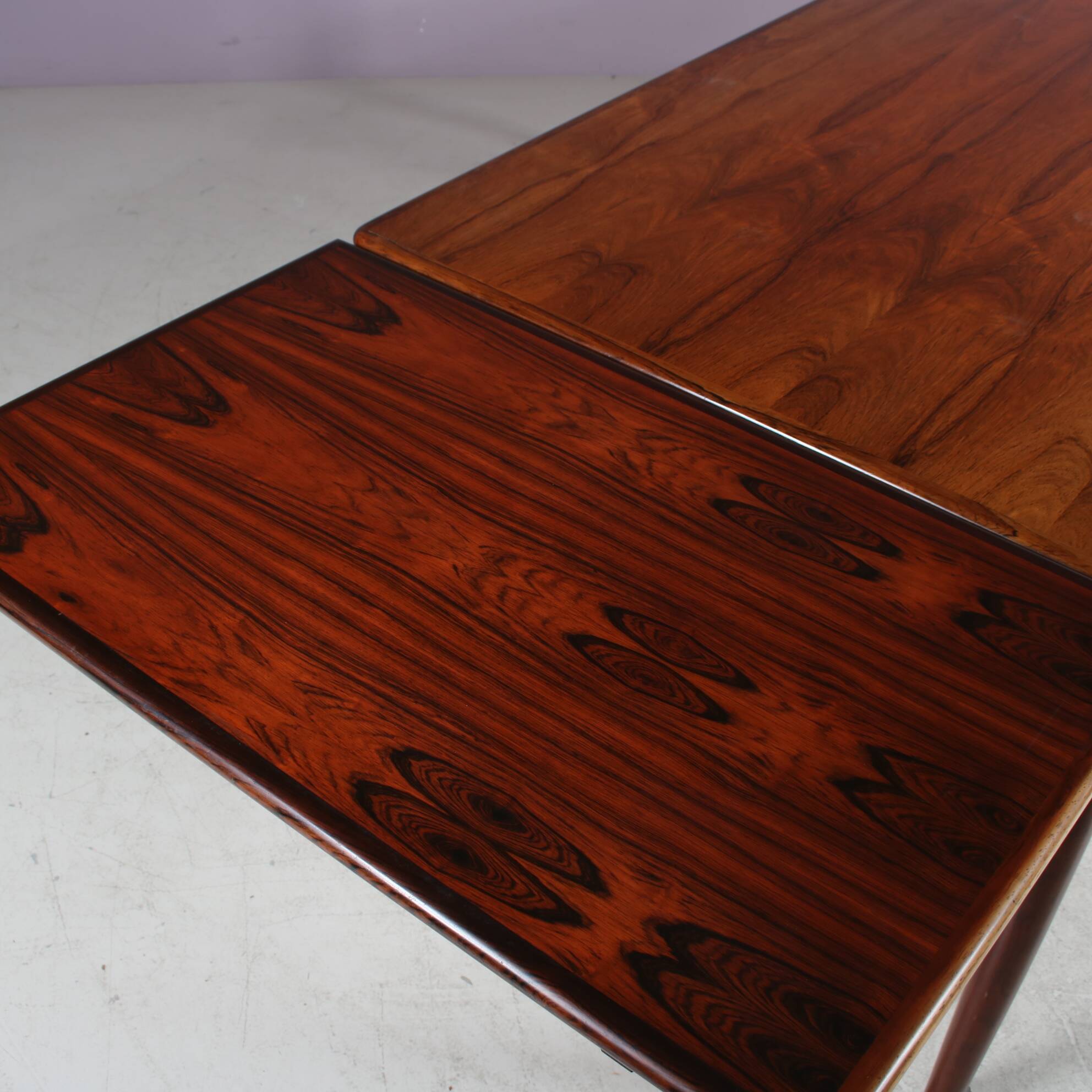 1960s Rosewooden dining table by Topform, Netherlands