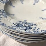 6 Longwy hollow plates