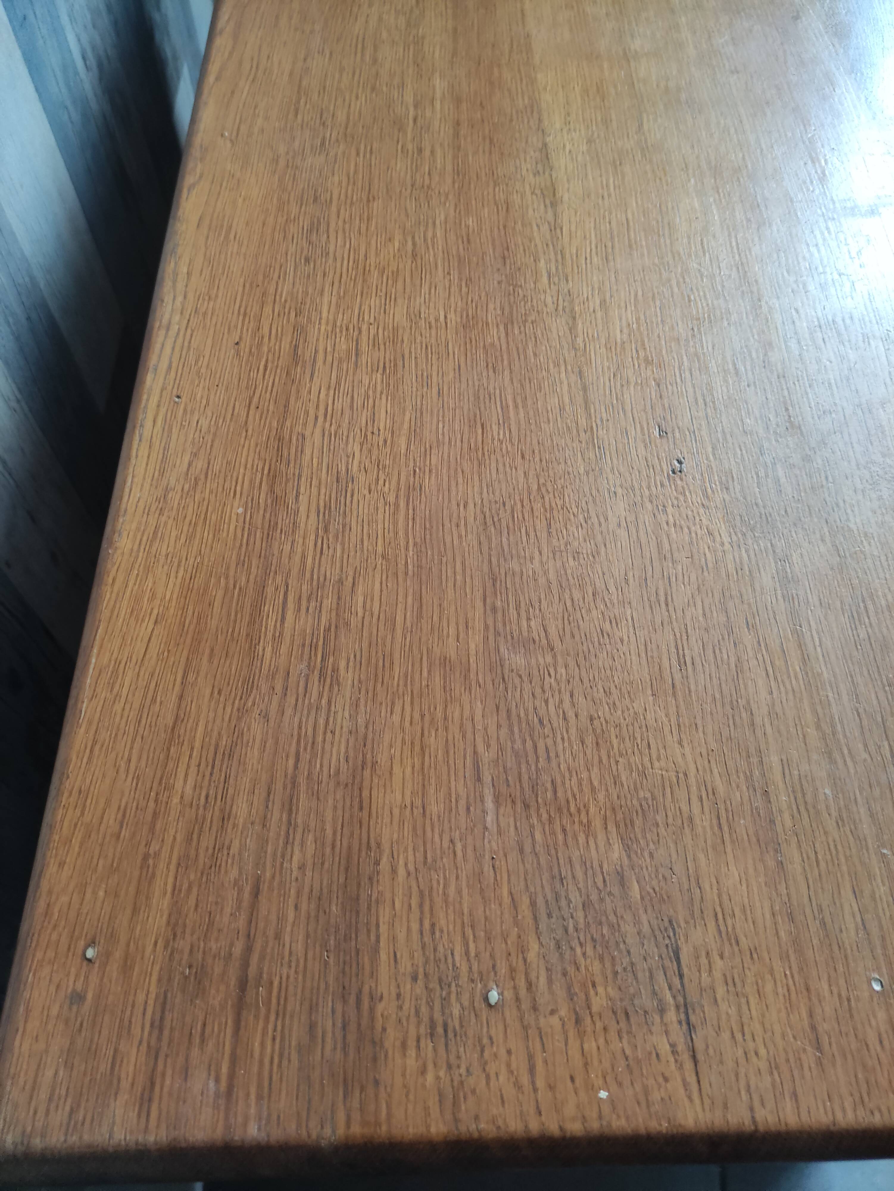 Wooden children's desk around the 60s-70s