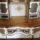 Venetian-sloping desk in painted wood