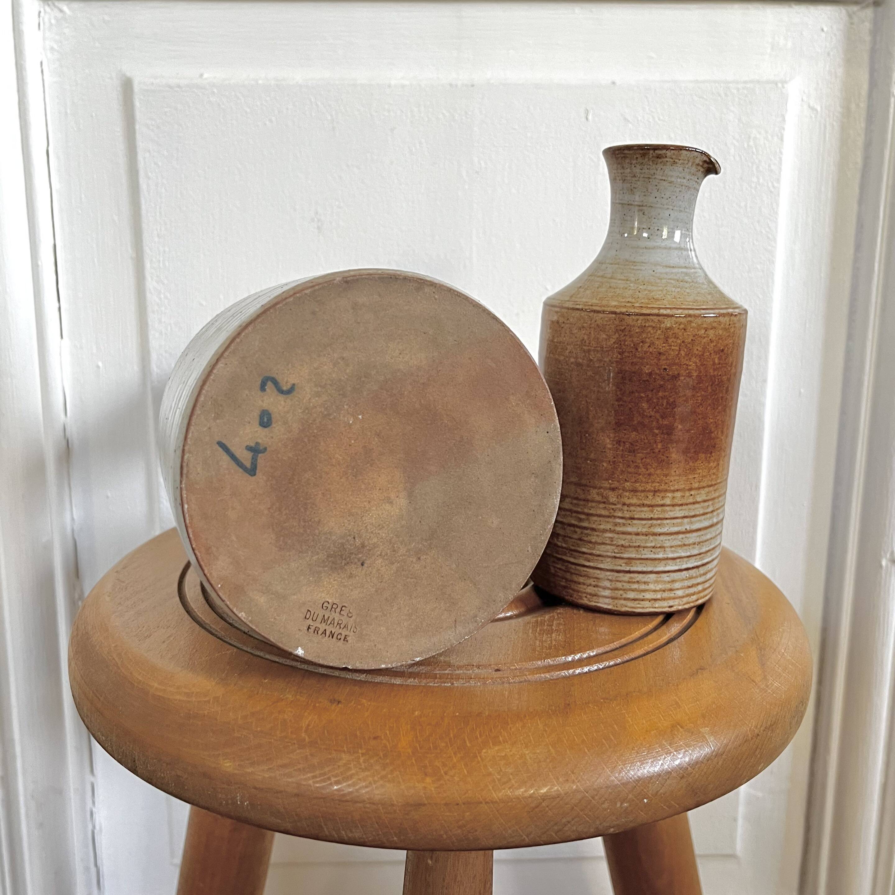 Stoneware soliflore vases