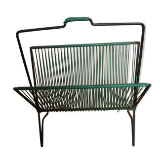 Porte-revue vintage scoubidous