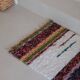 Handmade recycled cotton rug - Double thickness Multicolor