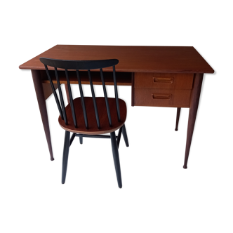Scandinavian teak office 60s