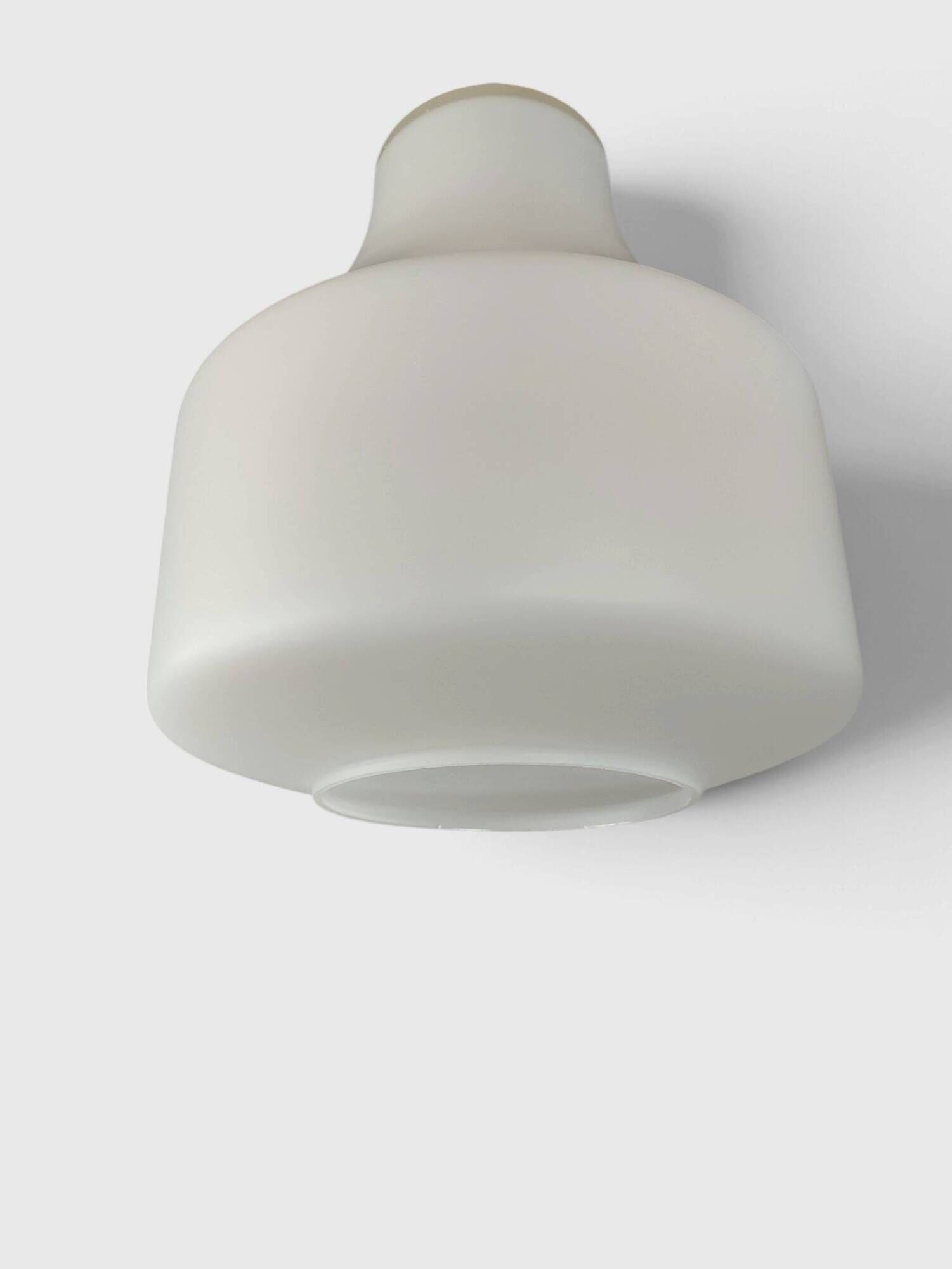Vintage white opaline glass pendant – 1960s