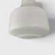 Vintage white opaline glass pendant – 1960s