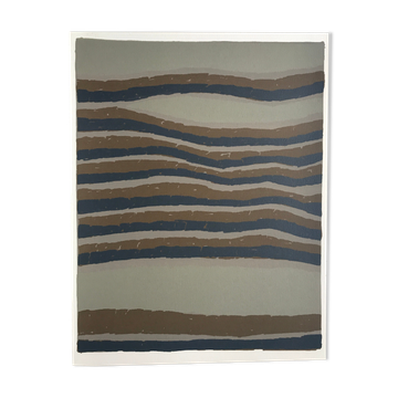 Original lithograph on Arches vellum by Raoul UBAC, Routes, 1978